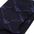 Mens Blue Logo Diamond 2 Pack Socks 48078 by Emporio Armani Bodywear from Hurleys
