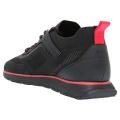 Mens Black Icelin Runn Knit Trainers 108212 by HUGO from Hurleys