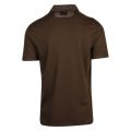 Mens Green Small Badge S/s Polo Shirt 45683 by Emporio Armani from Hurleys