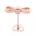 Womens Rose Gold Alie Bow Studs 33161 by Ted Baker from Hurleys