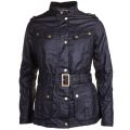 Womens Black Goldwing Waxed Jacket 64513 by Barbour International from Hurleys