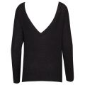 Womens Black Open Back Knitted Top 40703 by Replay from Hurleys
