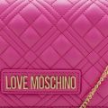 Womens Fuschia Diamond Quilted Clutch Cross Body Bag 101411 by Love Moschino from Hurleys