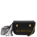 Womens Black Smooth Small Cross body 21482 by Love Moschino from Hurleys