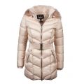 Barbour International Womens Oyster Highpoint Hooded Quilted Coat 55457 by Barbour International from Hurleys