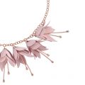 Womens Rose Gold & Baby Pink Fawna Fuschia Drop Pendant Necklace 24484 by Ted Baker from Hurleys