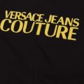 Womens Black Gold Logo Midi Dress 43742 by Versace Jeans Couture from Hurleys