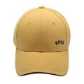 BOSS Mens Gold Cap-Bold-Curved