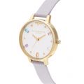 Womens Parma Violet/Gold Rainbow Bee Demi Watch 54087 by Olivia Burton from Hurleys