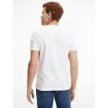 Mens White Square Logo S/s T Shirt 109256 by Tommy Hilfiger from Hurleys