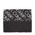 Womens Nude/Black Dressed Up Logo Scarf 42845 by Calvin Klein from Hurleys