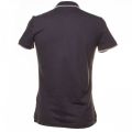 Mens Navy Extra Slim Tipped S/S Polo Shirt 61480 by Armani Jeans from Hurleys
