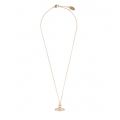Womens White & Rose Gold Harlequin Bas Relief Pendant Necklace 16281 by Vivienne Westwood from Hurleys