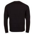 Mens Black Logo Repeat Sweat Top 22301 by Emporio Armani from Hurleys
