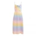 Womens Pastel Lilac Vitone Rainbow Slip Maxi Dress 107644 by Vila from Hurleys