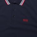Athleisure Mens Navy Paddy Regular Fit S/s Polo Shirt 51471 by BOSS from Hurleys