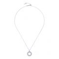 Womens Silver/Crystal Aurara Crystal Hoop Pendant Necklace 95893 by Ted Baker from Hurleys