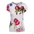 Womens White Dililah Berry Sundae Fitted S/s T Shirt 42109 by Ted Baker from Hurleys