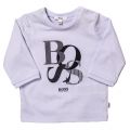 Boss Baby Pale Blue Branded L/s Tee Shirt 65299 by BOSS from Hurleys