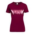 Casual Womens Raspberry Teshine S/s T Shirt 51511 by BOSS from Hurleys