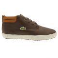 Mens Dark Brown Ampthill Terra Trainers 19271 by Lacoste from Hurleys