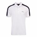 Athleisure Mens White Paule 1 Slim Fit S/s Polo Shirt 75139 by BOSS from Hurleys