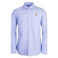 Anglomania Mens Blue Classic L/s Shirt 29531 by Vivienne Westwood from Hurleys