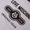 Mens Optical White Chest Panel Logo Slim Fit S/s T Shirt 39374 by Love Moschino from Hurleys