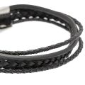 Mens Black Multi Wrap Bracelet 109188 by Tommy Hilfiger from Hurleys