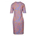 Womens Orange Animal Print Jersey Dress 105270 by PS Paul Smith from Hurleys