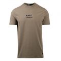 Mens Khaki Centre Logo S/s T Shirt 108032 by Karl Lagerfeld from Hurleys