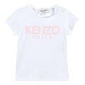 Toddler Optic White Logo S/s T Shirt 36415 by Kenzo from Hurleys
