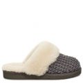 Womens Charcoal UGG Slippers Cozy Knitted 87323 by UGG from Hurleys