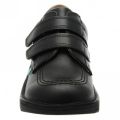 Junior Black Kick Lo Twin Strap Velcro Shoes (12.5-2.5) 66289 by Kickers from Hurleys