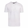 Athleisure Mens White Tee City Circle Logo S/s T Shirt 74070 by BOSS from Hurleys