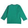 Toddler Green Branded Logo L/s T Shirt 94420 by BOSS from Hurleys