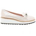 Womens Rose Gold Gia Wedge Loafers 7151 by Moda In Pelle from Hurleys