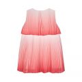 Girls Flamingo Ombre Pleated Dress 85118 by Mayoral from Hurleys