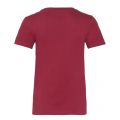 Womens Beet Red/Blossom Institutional Logo Slim Fit S/s T Shirt 49945 by Calvin Klein from Hurleys