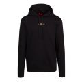 Mens Black Doley Hooded Sweat Top 80831 by HUGO from Hurleys