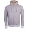 Casual Mens Light Grey Zteen Hooded Sweat Top 19463 by BOSS from Hurleys