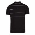 Athleisure Mens Black Paddy 5 Regular Fit S/s Polo Shirt 44724 by BOSS from Hurleys