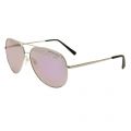 Womens Silver & Purple Mirror Kendall Sunglasses 51955 by Michael Kors Sunglasses from Hurleys
