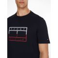 Mens Desert Sky Linear Flag S/s T Shirt 109860 by Tommy Hilfiger from Hurleys