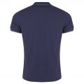 Mens Navy Tipped Pique S/s Polo Shirt 26250 by Pretty Green from Hurleys