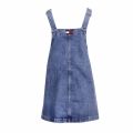 Womens Mid Blue Short Dungaree Dress 74646 by Tommy Jeans from Hurleys