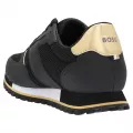 Mens Black/Gold Parkour-L Runn Trainers 109138 by BOSS from Hurleys