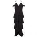 Womens Black Delilah Jumpsuit 21133 by Forever Unique from Hurleys