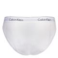 Womens White Logo Band Ribbed Briefs 28996 by Calvin Klein from Hurleys