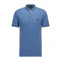 Mens Open Blue Passenger S/s Polo Shirt 110003 by BOSS from Hurleys